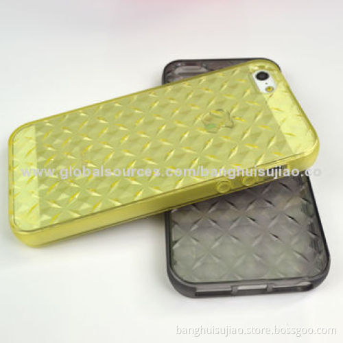 High transparent silk type TPU case for iPhone